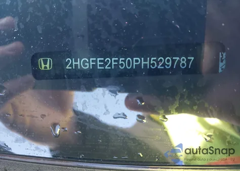 2023 Honda Civic Sport из США, поврежденный, VIN 2HGFE2F50PH529787